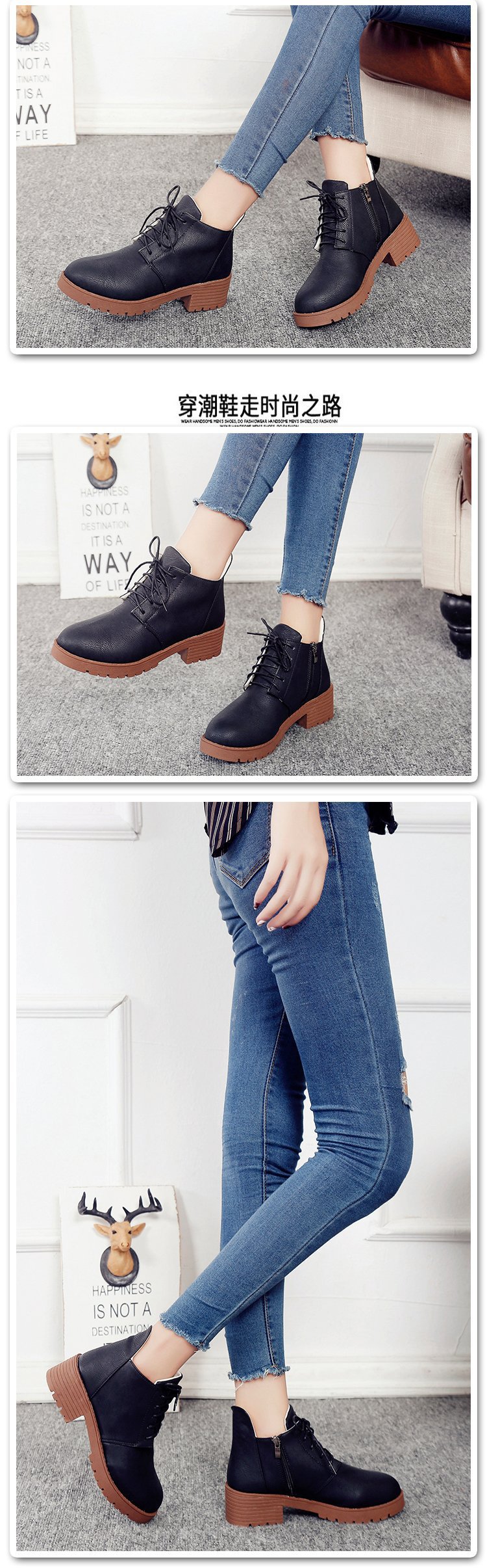 Bottes femme en PU artificiel - Ref 3355132 Image 21