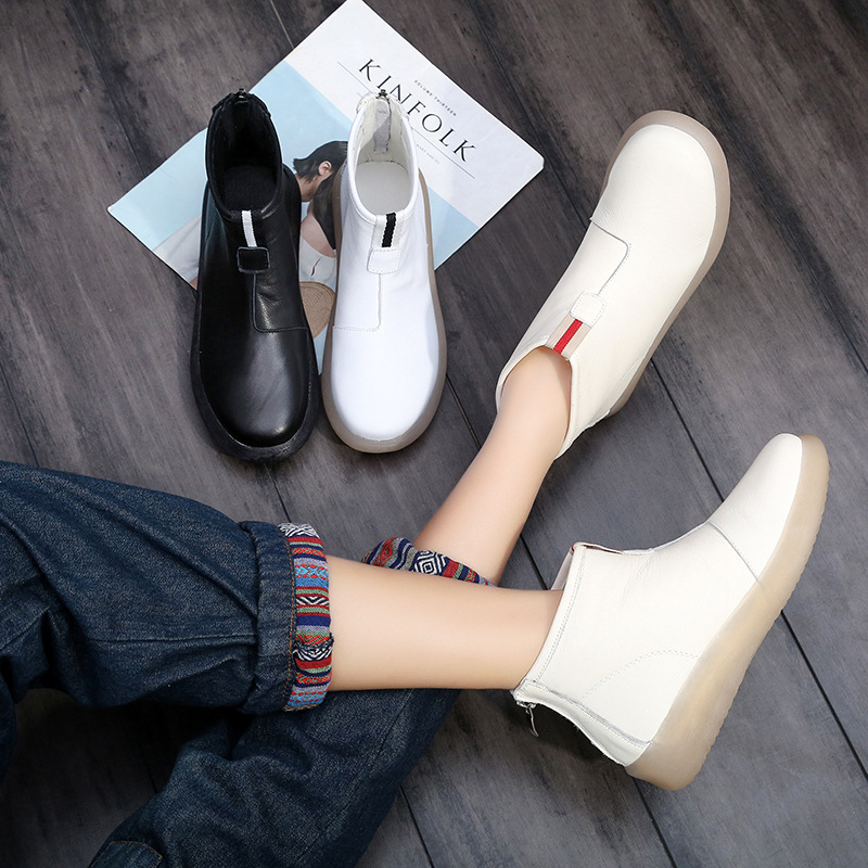 Bottes femme en En cuir - Ref 3355129 Image 3