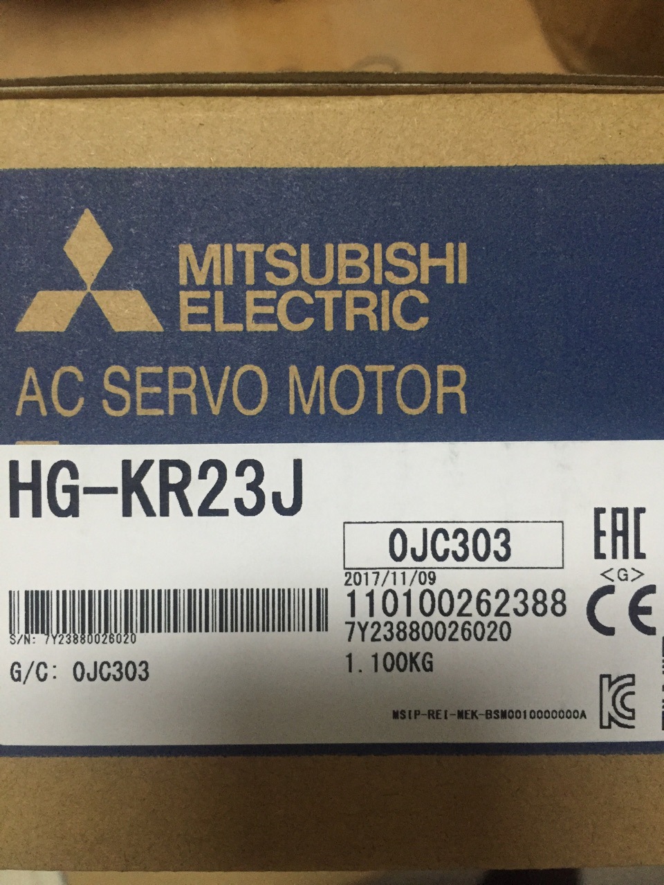 品质保证 伺服电机HG-KR23J 日本原装三菱