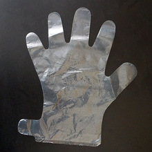 育田美容行业日常家用一次性美容脚套一次性防护手套透明pe塑料