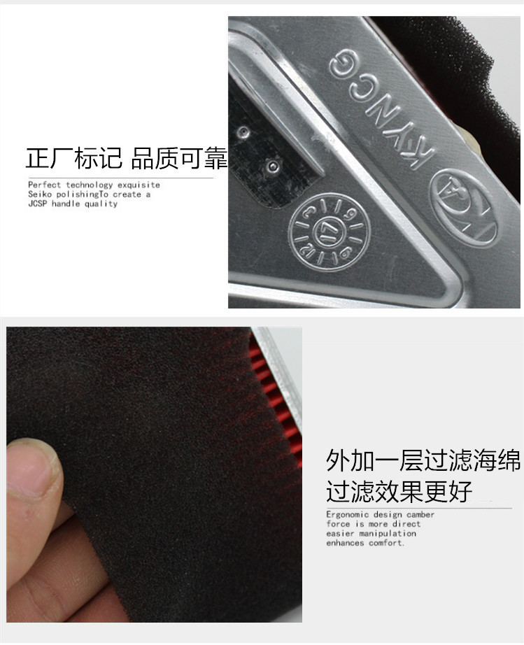 Pedal motorcycle Guangyang GY6125 air filter element heroic 125 filter element Everest Guangyang filter element GY6 filter