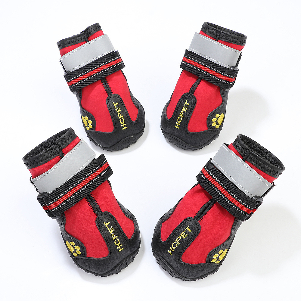 HCPET Huacheng zapatos para mascotas zapatos para perros grandes luminosos resistentes al desgaste a prueba de agua Amazon transfronteriza Venta caliente