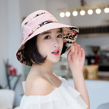 韩版时尚创意户外防晒织带沙滩帽春夏季女士时尚清凉四叶草遮阳帽