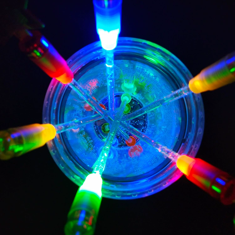 Milk tea, glowing tableware, transparent cocktail stick, flashing material polypropylene, three colors