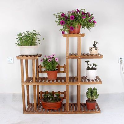 Manufactor wholesale Flower trellis solid wood balcony a living room woodiness Plant stand Scindapsus Chlorophytum Pot stand indoor Flower trellis