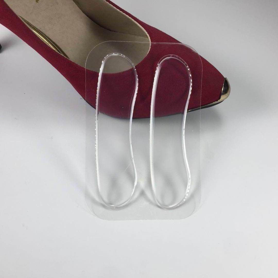 硅胶透明后跟贴 女士防磨脚后跟垫护足如意贴印花鞋跟贴 后跟帖