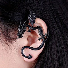 241-5歐美外貿流行 復古哥特朋克風霸氣個性龍耳釘耳環