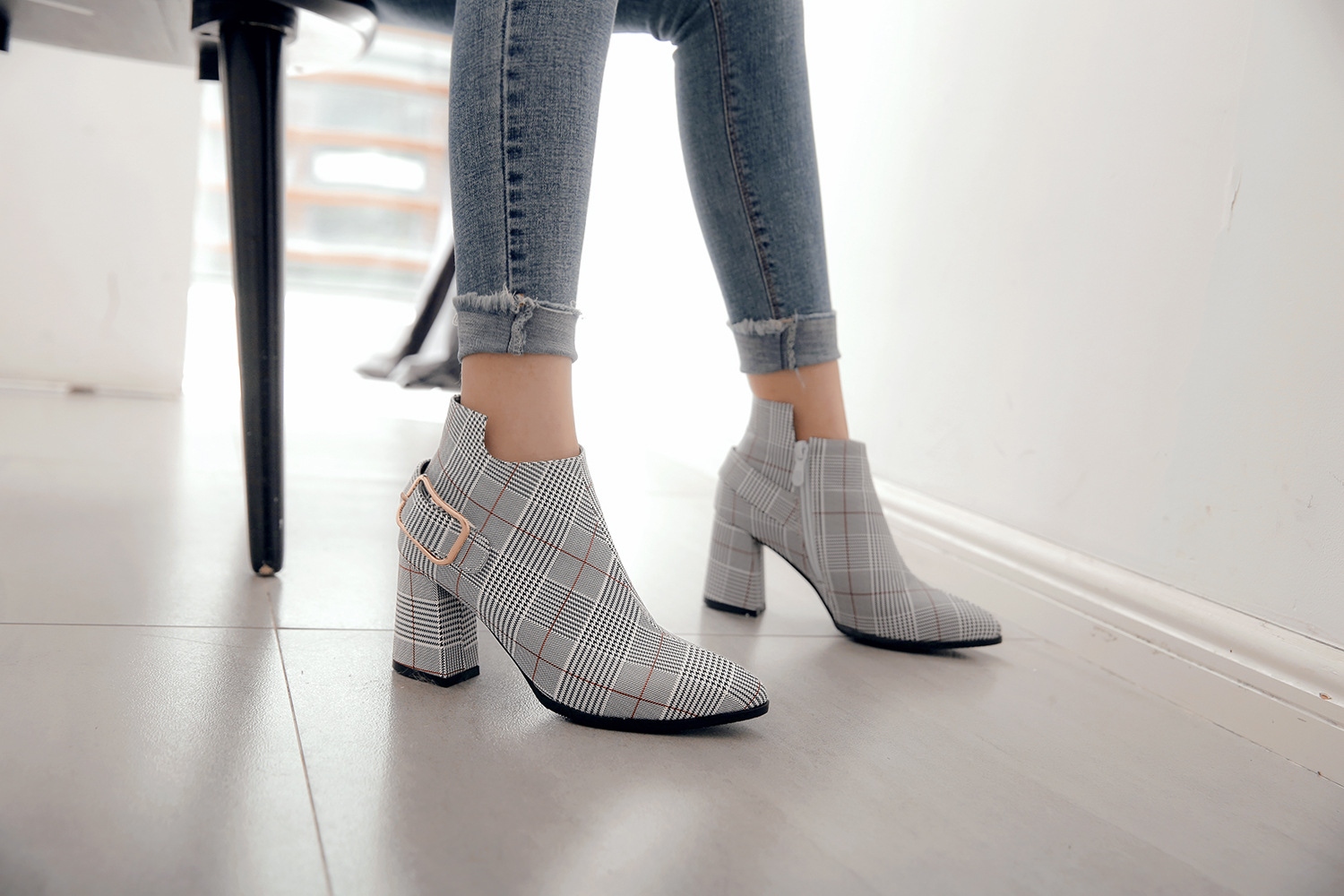 Bottes femme en PU artificiel - Ref 3354691 Image 27