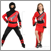 万圣节cosplay动漫服装 儿童演出火影忍者衣服 日本忍者cos服装