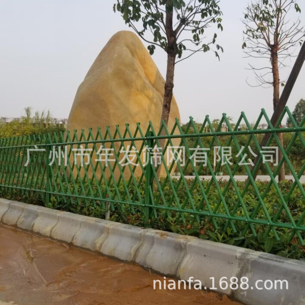 仿竹篱笆  不锈钢竹节围栏   市政园林防护网厂家现货销售