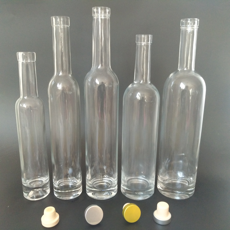 200ml375ml500ml750ml玻璃直筒厚底酒瓶饮料冰酒伏特加系列洋酒瓶