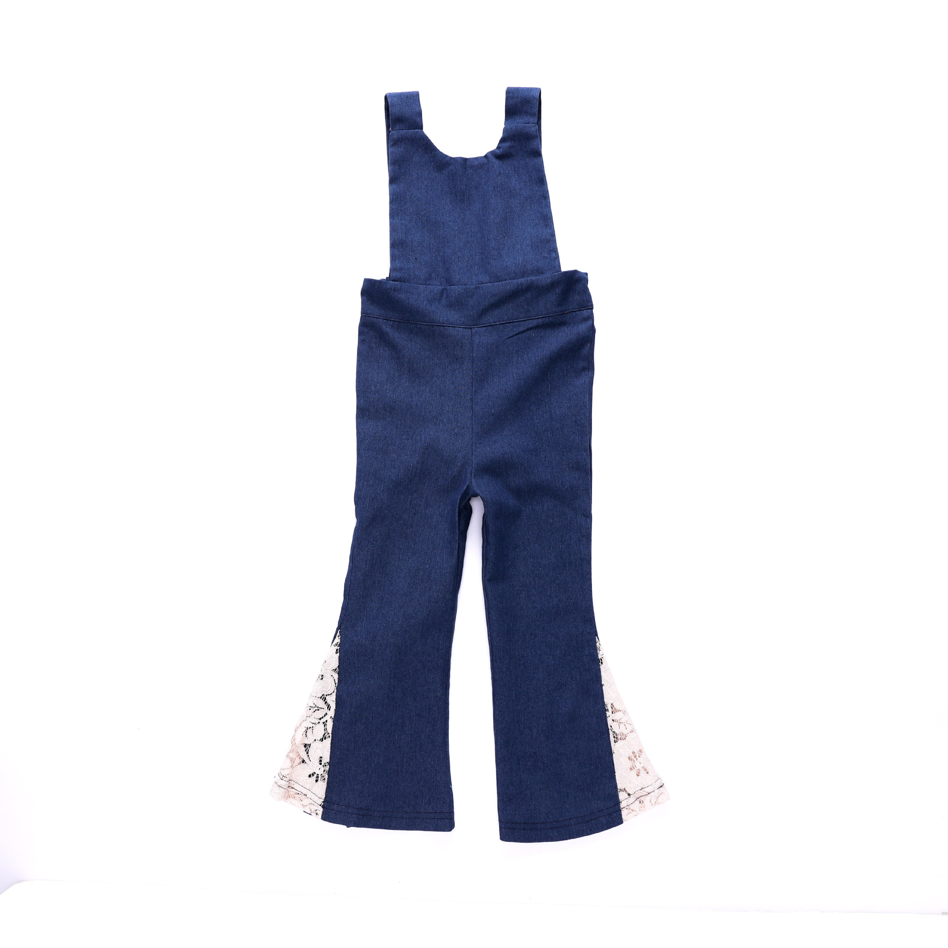 lace bell bottom jumpsuit