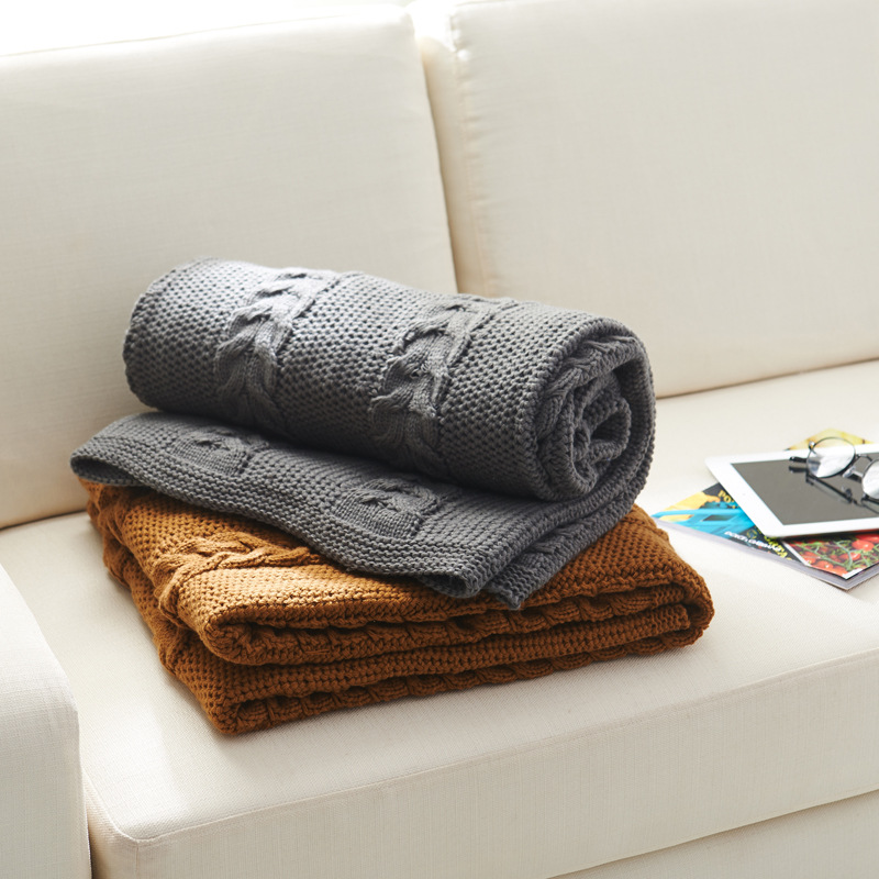 格安娜 毛毯夏季空调毯子双人加厚晴纶针织毯午睡毯盖毯单人毯子|ms