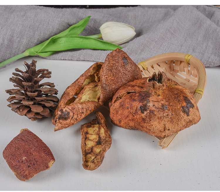 Pomegranate Peel (Punica granatum) — Dried Shi Liu Pi Herb, Unsulfured, 500g Bulk quality and texture