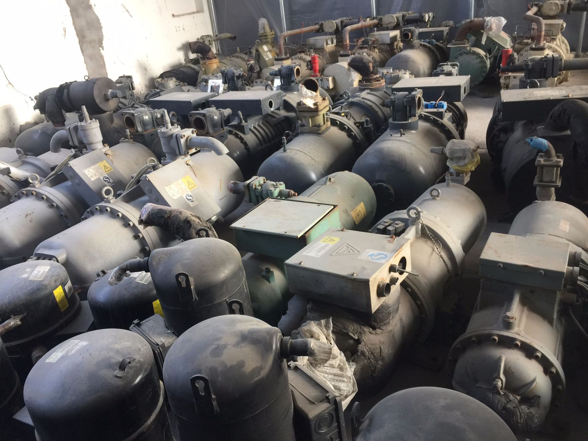 现拆机莱富康螺杆压缩机头SRC-S-603W-L4二手中央空调配件