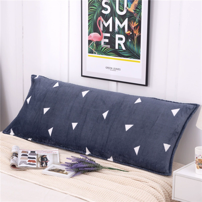 Keep warm coral flannel pillowcase, upgraded version