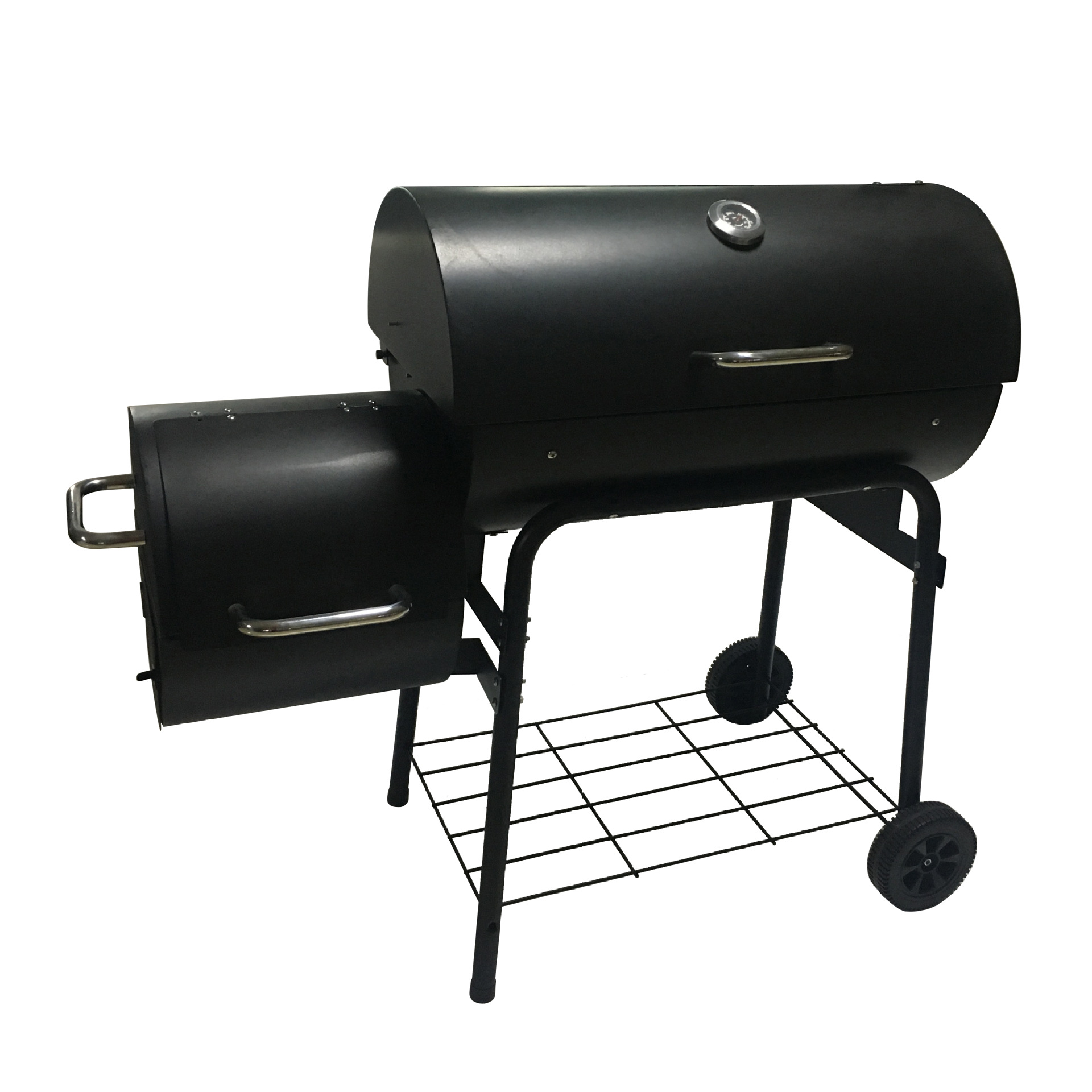 Horno de barbacoa en forma de barril de aceite horno de barbacoa de 45cm de diámetro doble estufa niño y madre barbacoa horno al aire libre