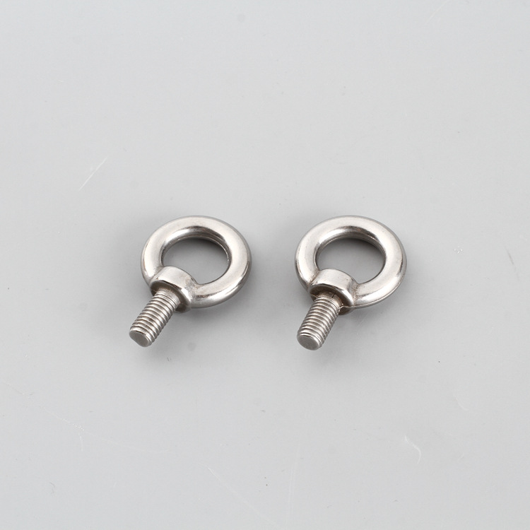 202304不锈钢吊环螺丝 带圈螺丝 吊环螺丝螺栓M4M6M8M10M12M20