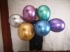 Balloon, metal decorations, 12inch, 3 gram, increased thickness