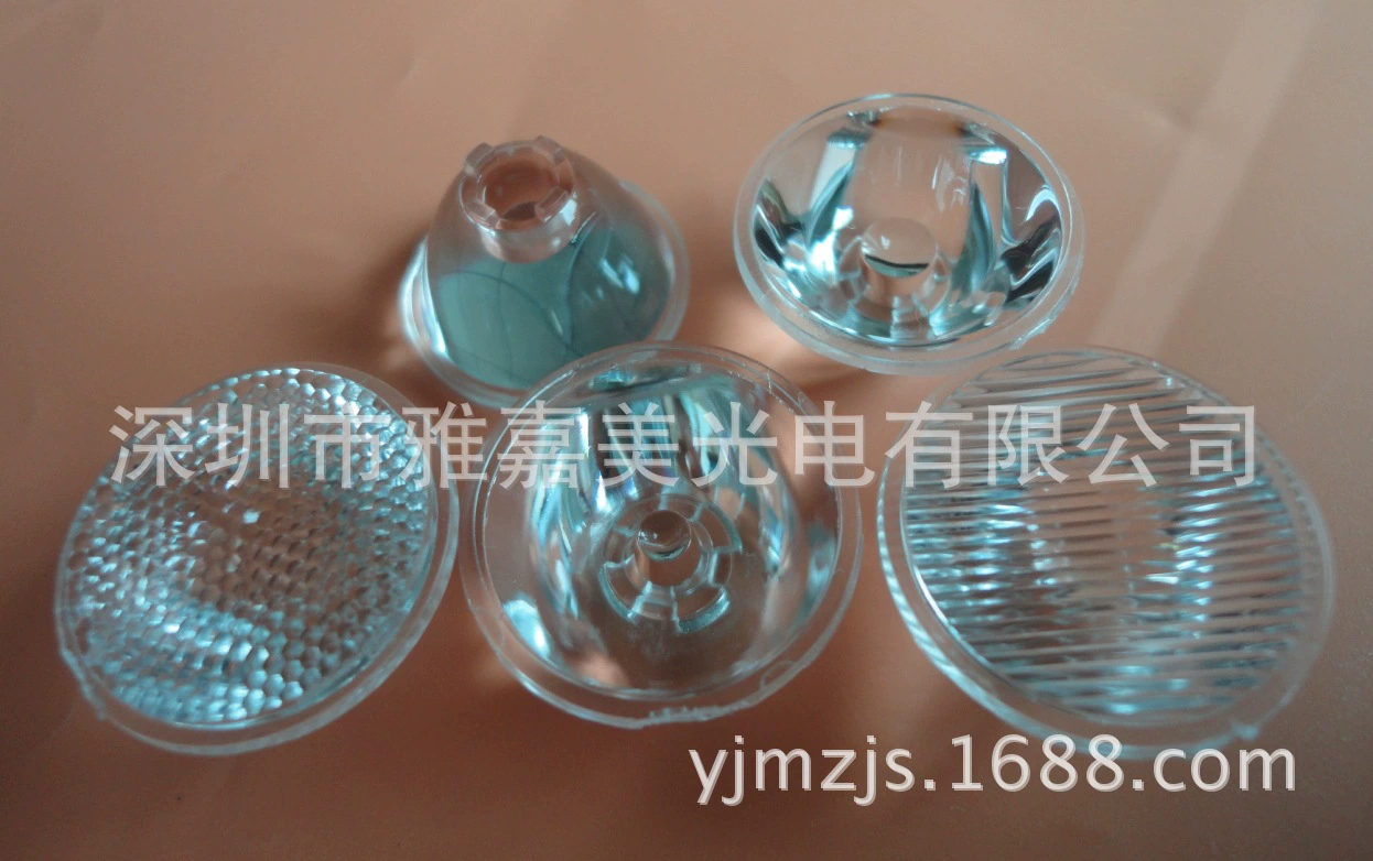 Объектив CREE XML, плоская поверхность Φ 20 мм, полоса, поверхность шарика XM-L2 Светодиодный объектив T6 U2