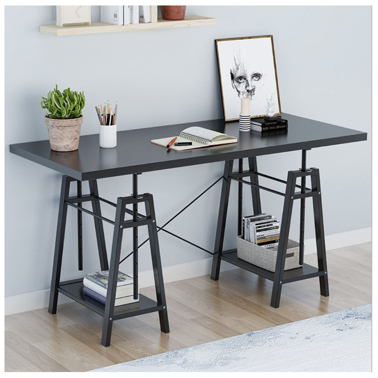 简约电脑桌现代板式可调节学生书桌家用办公桌台式电脑桌厂家直销