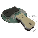 Кухня чистящая губка милая форма кошки байджи ткани губки многоцвета