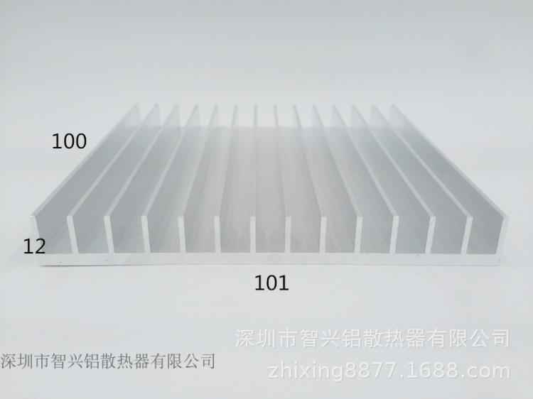 低齿型优质铝型材散热片 多功能机箱设备铝型材散热片101*12-100