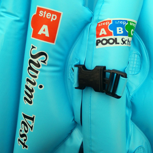 Factory supplies PVC children's inflatable swimsuit, inflatable ABC buoyancy vest, swimming aid swimsuit