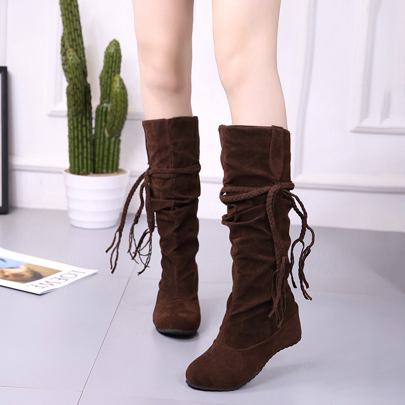 Bottes femme en Daim - Ref 3354693 Image 46