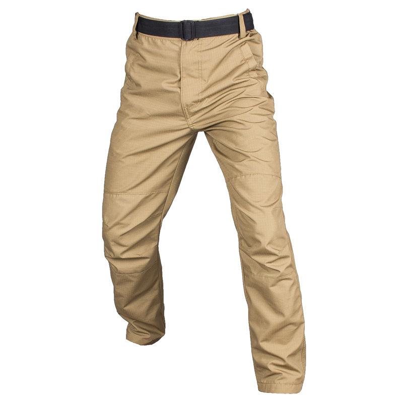 Primavera y verano X7 pantalones de tela a cuadros laterales pantalones de camuflaje de hombre impermeable pantalones de entrenamiento de bolsillo pantalones de trabajo al aire libre