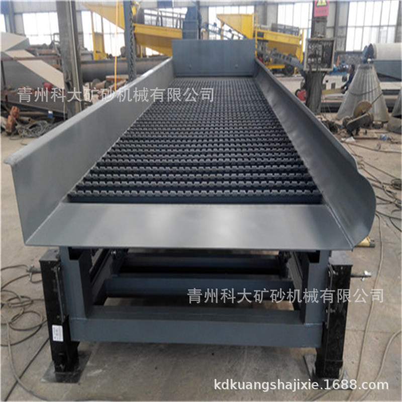 鼓动溜槽淘金设备 淘金选矿溜槽 新式砂金鼓动溜槽