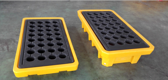 供应品防渗漏托盘 塑胶渗漏卡板 熟料生产塑料周转渗漏