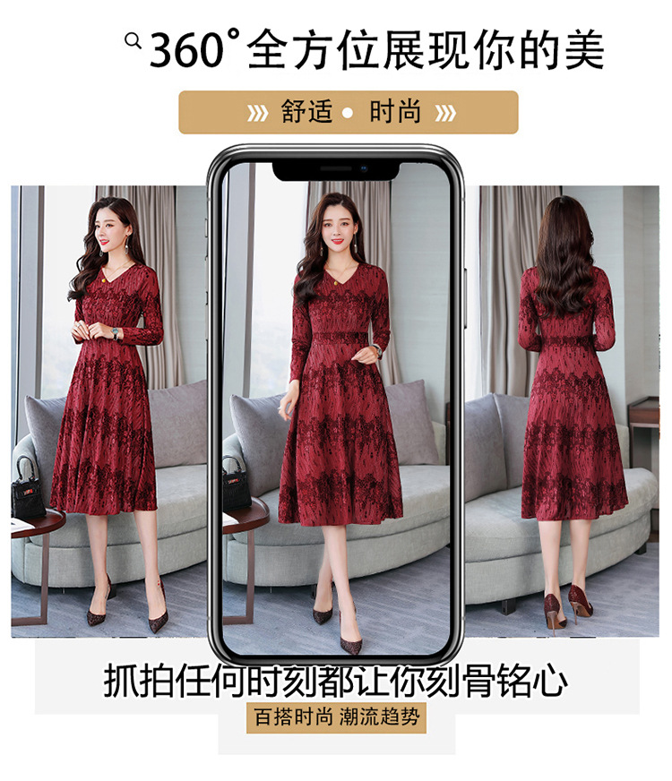 Robe femme en Velours d or - Ref 3327148 Image 7