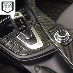 適用寶馬BMW3系列F30 F34碳纖維中控檔位面板裝飾貼汽車內飾改裝