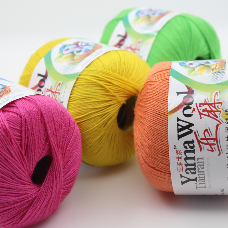 リネンの糸のかぎ針の糸の亜麻のレースのかぎ針は細い毛糸の5 # の糸のかぎ針の糸の卸売りを編みます。|undefined