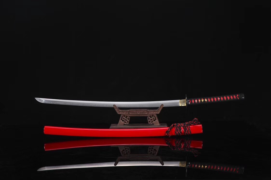 厂家直销龙泉刀剑 T10烧刃 无槽四面武士刀剑 村正太刀批发未开刃