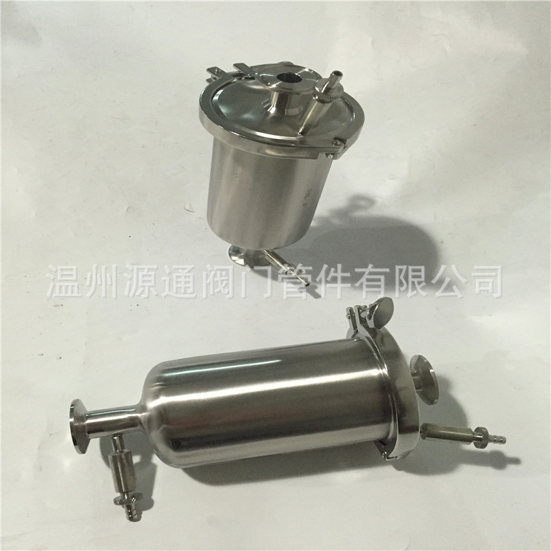 厂家直供      带排气阀管道过滤器   保安过滤器   快装过滤器