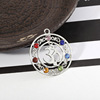 Shampoo, crystal, pendant, metal stone inlay, accessory, wholesale, European style, with gem, ebay