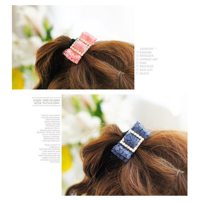 Korean Version Of The Bow Tie Lace Bow Tie Korean Version Of The Head Tie display picture 11