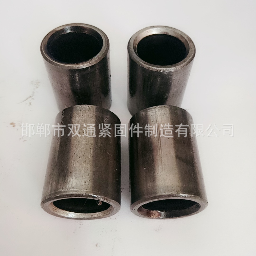 专业冷镦非标螺母加长空心圆套管螺母非标变径套筒螺母精密冷镦件