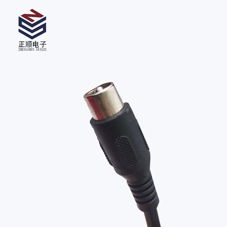 正顺电子优质电动车电源线充电器圆孔电源线国标两芯电线支持定做