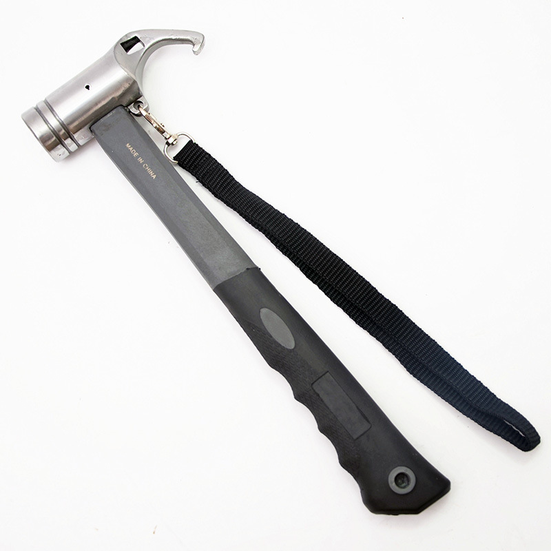 新款多功能地钉锤野营帐篷天幕五金锤子家用榔头木地板起钉器铁锤