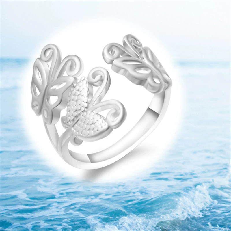 Мода простой бабочка любовь европейский и американский Новый властный кольцо завод оптовая трансграничной