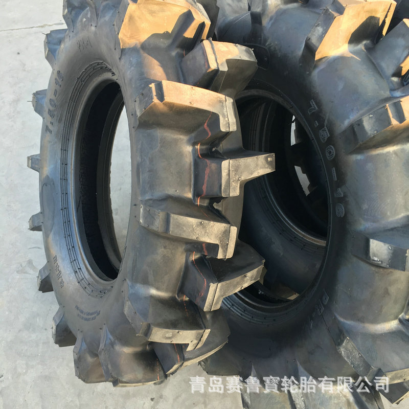 水田高花7.50-16农用拖拉机轮胎人字花纹胎