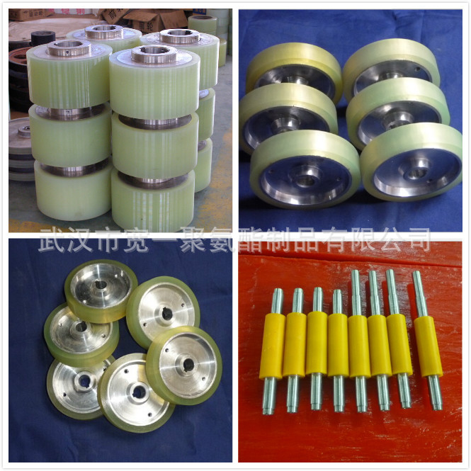 供应湖北聚氨酯滚轮生产加工，滚轮包胶挂胶厂家