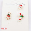 Christmas brooch, accessory for elderly lapel pin