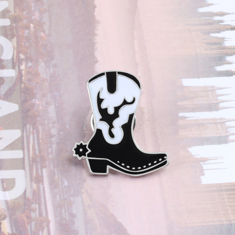 8g Weight Brooches Classification Holiday, Daily Occasion Alloy Material hat, Cat, Boots Pattern Unisex Gender Enamel Design Cartoon Style Style Cartoon Style Pin Hat Cat Boots Alloy Enamel Unisex Brooches 3