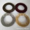 Imitation of water mink hair horse -haired ear ring accessories DIY handmade making Mao ear ring accessories horse wool coil earrings