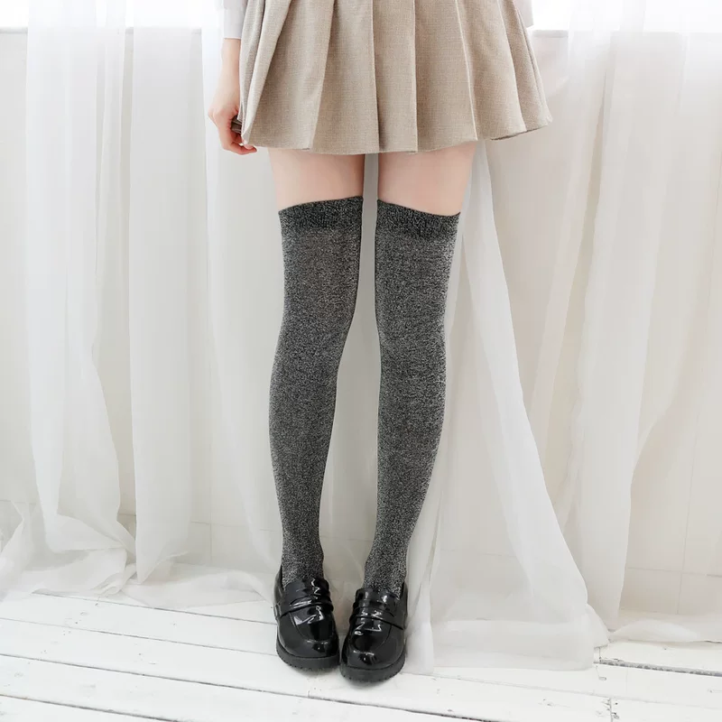 Летние ногти блестки sequins? Knee socks for elementary school students, high boots, 925 sample silver