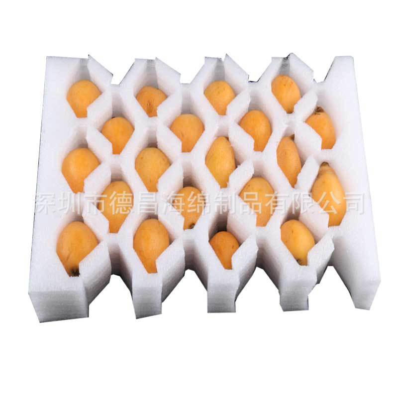 珍珠棉枇杷托 水果包装盒枇杷猕猴桃苹果水果托厂家